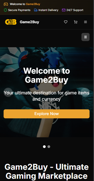 Game2Buy mobile screenshot